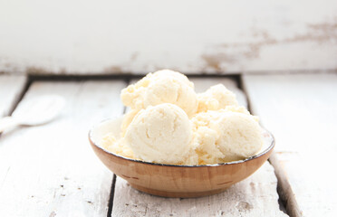 Vanilleeis Eis Eiscreme Eisbecher