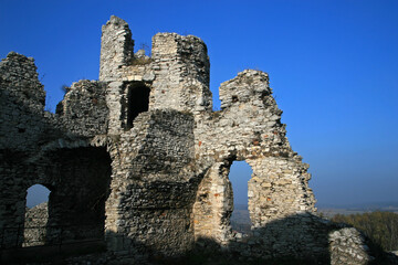 Ruins of medieval Ogrodzieniec Castle, Polish Jura, Poland