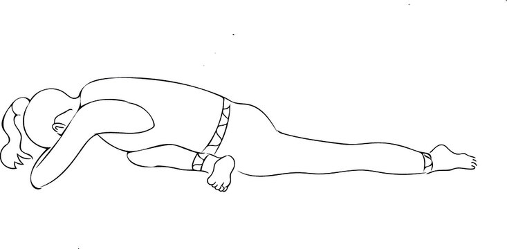 Yoga&uuml;bung: Die Taube, Kapotasana