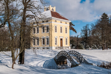 Schloss Luisium in Dessau im Winter