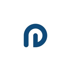 Initials PD letter logo template, logo design vector