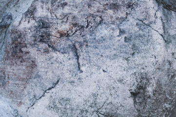Background from old wall, texture damaged concrete surface, gray plaster, horizontal close-up photo.