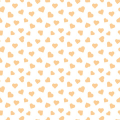 A seamless beautiful confetti heart pattern. Valentines Day. Love. Wedding