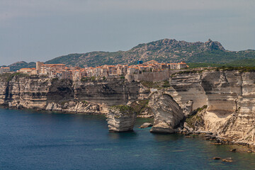 Fototapeta premium Corsica south city of Bonifatio