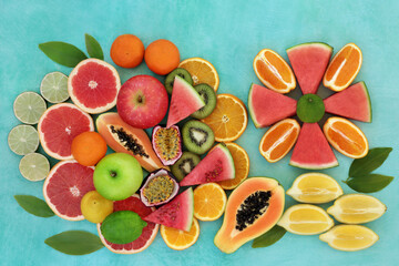 High fibre healthy fruit collection to boost the immune system very high in antioxidants,...