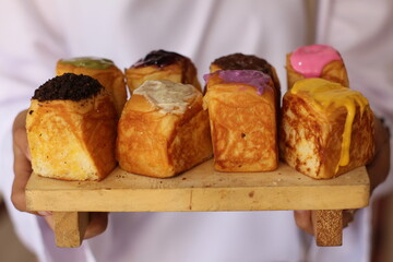 fresh baked croissant