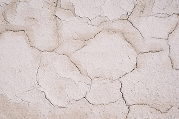 Rough surface of dry solid ground