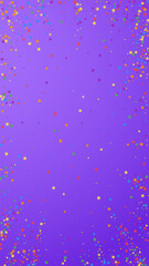 Obraz premium Festive extraordinary confetti. Celebration stars.