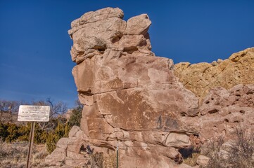Turquoise Trail National Scenic Byway in New Mexico