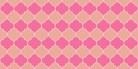 Eid Mubarak Islam Background. Ramadan Kareem Islamic Decoration. Seamless