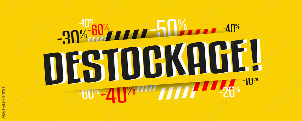 Sticker Destockage