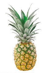 Fototapeta premium Close-up Pineapple isolated on the white background.