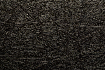 Rough grungy black fleecy cardboard with great texture