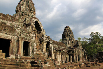The Bayon temple in Angkor Thom, Cambodia 