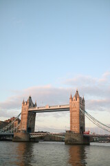 Fototapeta na wymiar london tower bridge river and sky 