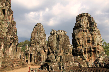 Fototapeta premium The Bayon temple in Angkor Thom, Cambodia 