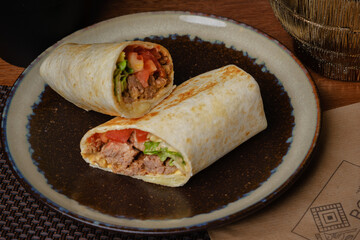 mexican chicken wrap