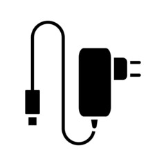 charger Flat icon on white background