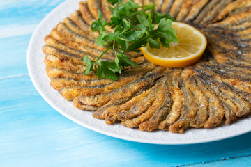 Fried Anchovies (Turkish Name: Hamsi Tava)