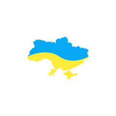 This is a Ukraine map on a white background.