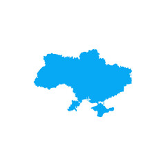 This is a Ukraine map on a white background.
