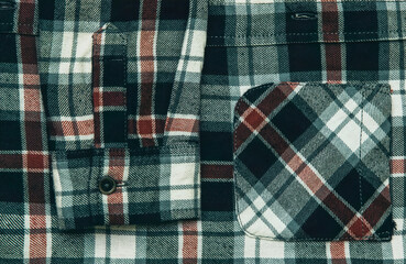 Casual clothes. Checkered shirt