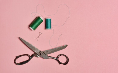 scissors and measure