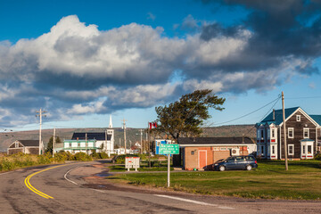 Canada, Nova Scotia, Advocate Harbour. Small town by the Bay of Fundy.