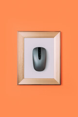 Computer Mouse in art frame
