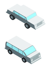 Isometric Cars
