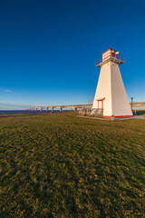 Fototapeta na wymiar Canada, Prince Edward Island, Borden. Port Borden Back Range Lighthouse.