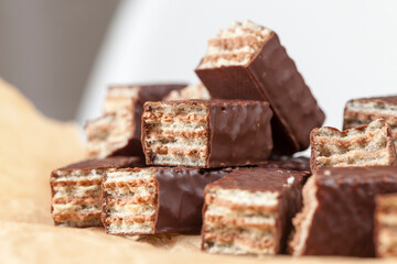 sweets made from cocoa, sugar, flour