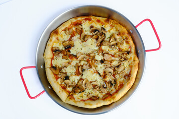 pizza on a plate