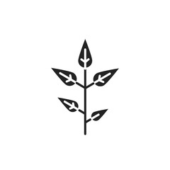 Matcha plant color line icon. Pictogram for web page, mobile app, promo.