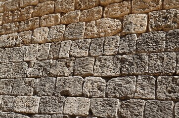 Ancient stone wall texture