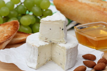 cheese and grapes