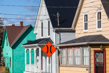 Canada, Prince Edward Island, Murray Harbour houses.