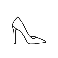Pumps color line icon. Pictogram for web page, mobile app, promo.