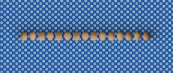 Jajka na błękitnej ceracie © Piotr