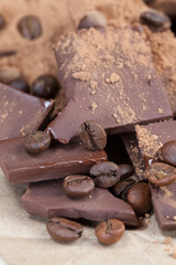 broken chocolate bar