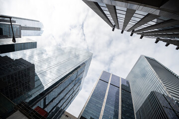 Modern buildings in Toronto city, Canada