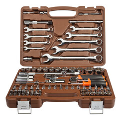 kit of chrome tools