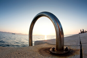 Fototapeta premium sunset on the pier