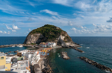 View of Sant'Angelo in Ischia island, Italy