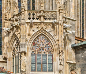 Fototapeta na wymiar Europe, Austria, Vienna, St. Stephen's Cathedral in the Inner City (UNESCO World Heritage Site)