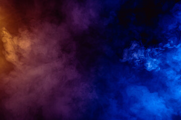 Obraz na płótnie Canvas Blue Galaxy Smoke