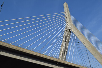 A landmark bridge in Boston, MA