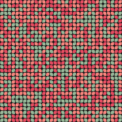 Abstract Geometric Pattern generative computational art illustration