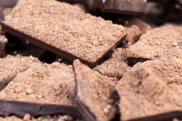 broken chocolate bar