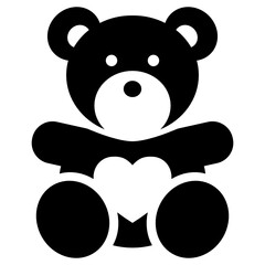 Bear, Baby bear, Bear toy, Small bear, Bear with heart, Cute bear, Bear icon